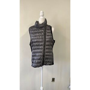 Women’s Calvin Klein Performance Gray Sleeveless Vest Large